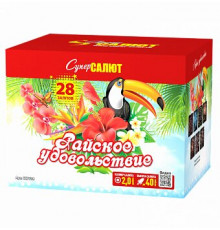 Фейерверк крупный 2,0 калибр 28 выстрелов 51 сек. CC7738 Райское удовольствие (Супер Салют)