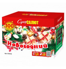 Фейерверк салют 1,0 калибр 100 выстрелов 90 сек. CC8102 Новогодний! (Супер Салют)