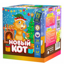 Фейерверк салют 0.8 калибр 25 выстрелов 35 сек. JF C20-25/03 Новый КОТ (Joker Fireworks)