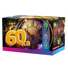 Фейерверк салют 0.8 калибр 60 выстрелов 60 сек. JF C20-60/01 60 сек до... (Joker Fireworks)