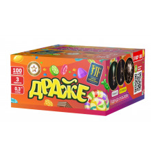 Фейерверк салют 0.3 калибр 100 выстрелов 25 сек. JF MCP-100 Драже (Joker Fireworks)