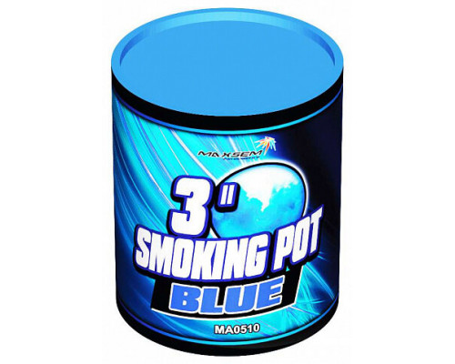 Дым 80 мм Smoking pot Blue - Синий 3