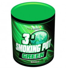 Дым 80 мм Smoking pot Green - Зеленый 3" 60 сек  36/1