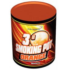 Дым 80 мм Smoking pot Orange - Оранжевый 3" 60 сек  36/1