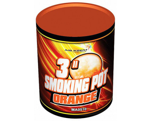 Дым 80 мм Smoking pot Orange - Оранжевый 3