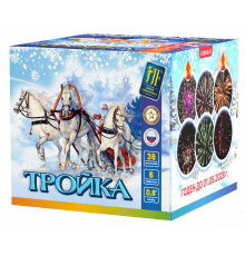 Фейерверк салют 0.8 калибр 36 выстрелов 45 сек. JF C20-36/01 Тройка (Joker Fireworks)