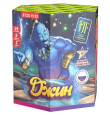 Фейерверк салют 1 калибр 19 выстрелов 25 сек. JF C25-19/02 Джин (Joker Fireworks)