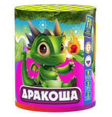 Фейерверк салют 1 калибр 9 выстрелов 20 сек. JF C25-9/01 Дракоша (Joker Fireworks)