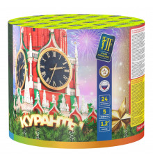 Фейерверк салют 1.2 калибр 24 выстрелов 55 сек. JF C30-24/01 Куранты (Joker Fireworks)