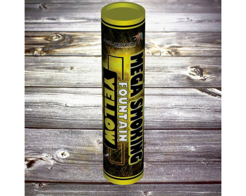 Дым 230 мм Mega smoking Yellow - Желтый 2