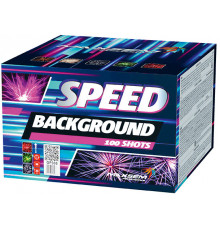 Фейерверк салют 0,6" калибр 100 выстрелов 65 сек. GP306 Жажда скорости / Speed Background (Maxsem)