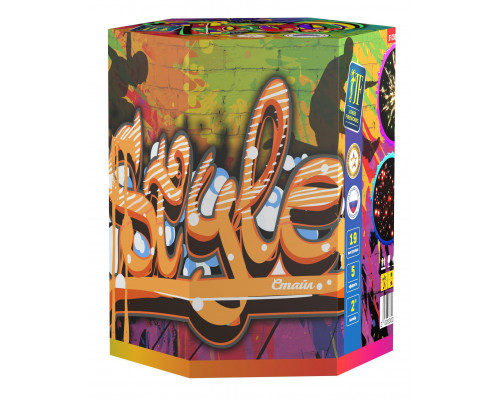 Фейерверк крупный 2 калибр 19 выстрелов 50 сек. JF C50-19/01 СтайлКул (Joker Fireworks)