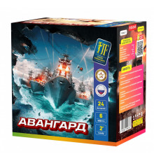 Фейерверк крупный 2 калибр 24 выстрелов 50 сек. JF C50-24/01 Гамбит (Joker Fireworks)