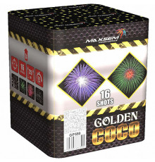 Фейерверк салют 1.0" калибр 16 выстрелов 31 сек. GP550 Golden coco (Maxsem)