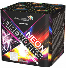 Фейерверк салют 1" калибр 25 выстрелов 37 сек. GWM5048 Неоновые огни / Neon Fireworks (Maxsem)