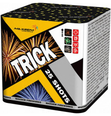 Фейерверк салют 1" калибр 25 выстрелов 35 сек. GWM5049 Фокус / Trick (Maxsem)