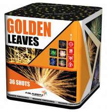 Фейерверк салют 1,2" калибр 36 выстрелов 45 сек. GWM6360 Золотые листья / Golden Leaves (Maxsem)