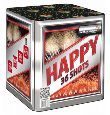 Фейерверк салют 1,2" калибр 36 выстрелов 46 сек. GWM6361 Хэппи / HAPPY (Maxsem)