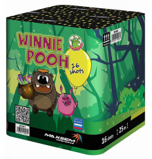 Фейерверк салют 1" калибр 16 выстрелов 30 сек. M1041 Винни Пух / Winnie Pooh (Maxsem)