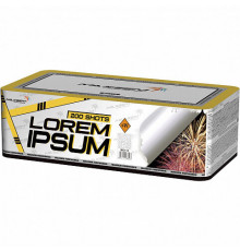 Фейерверк салют 0,8" калибр 200 выстрелов 95 сек. MC115 Сопротивление / LOREM IPSUM (Maxsem)