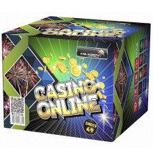 Фейерверк крупный 1,75" калибр 49 выстрелов 70 сек. MC175-49 Казино / Casino Online (Maxsem)