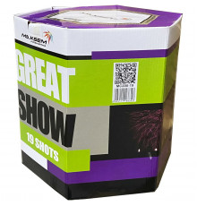 Фейерверк крупный 2" калибр 19 выстрелов 41 сек. MC200-19 Great show (Maxsem)