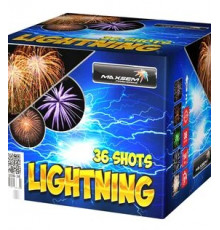 Фейерверк крупный 2" калибр 36 выстрелов 55 сек. MC200-36 Молния / Lightning (Maxsem)