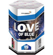 Фейерверк салют 1,2" калибр 19 выстрелов 40 сек. SB-19-02 Небеса / LOVE OF BLUE (Maxsem)