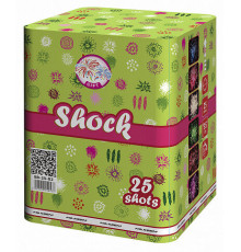 Фейерверк салют 1,2" калибр 25 выстрелов 34 сек. SB-25-02 Шок-2 / Shock (Maxsem)