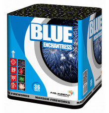 Фейерверк салют 1,2" калибр 36 выстрелов 40 сек. SB-36-02 Чародейка / BLUE ENCHANTRESS (Maxsem)