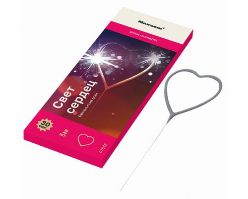 Бенгальские свечи фигурные 0784E Сердце / HEART SPARKLER