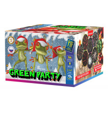 Фейерверк салют 1-1,2 калибр 54 выстрелов  сек. JF CV25/30-54 (C29) Green Party (Joker Fireworks)