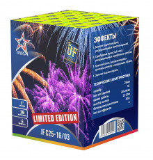 Фейерверк салют 1 калибр 16 выстрелов  сек. JF C25-16/03 LIMITED EDITION-16 (Joker Fireworks)