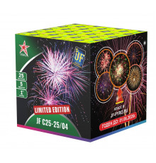 Фейерверк салют 1 калибр 25 выстрелов  сек. JF C25-25/04 LIMITED EDITION-25 (Joker Fireworks)