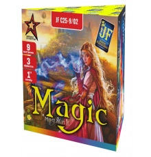 Фейерверк салют 1 калибр 9 выстрелов  сек. JF C25-9/02 MAGIC (Joker Fireworks)