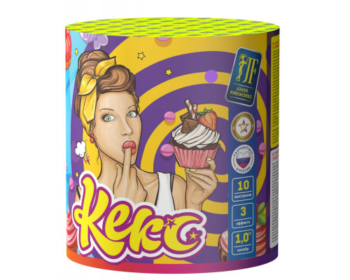 Фейерверк салют  калибр  выстрелов  сек. JF C25-10/01 Улитыч (Joker Fireworks)