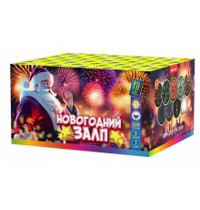 Фейерверк салют 1 калибр 100 выстрелов  сек. JF MC25-100/01 Новогодний залп (Joker Fireworks)