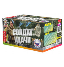 Фейерверк салют 0.6 калибр 90 выстрелов  сек. JF CV15-90 (C25) Солдат удачи (Joker Fireworks)