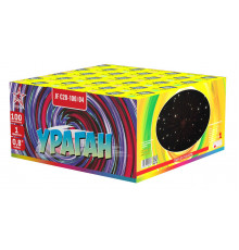 Фейерверк салют 0.8 калибр 100 выстрелов  сек. JF C20-100/04 Ураган (Joker Fireworks)
