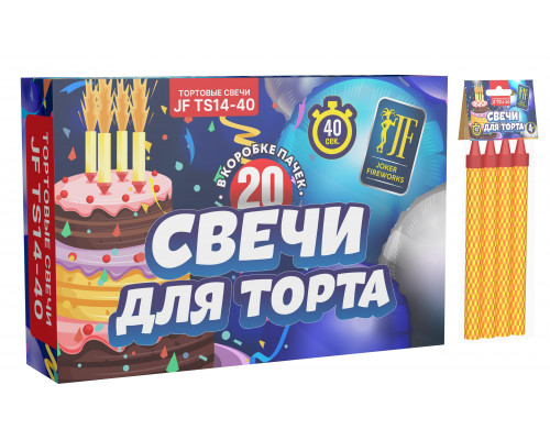 Тортовая свеча TS14-40